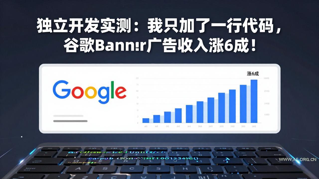 付费文章：独立开发实测：我只加了一行代码，谷歌Banner广告收入涨6成！-小红泡