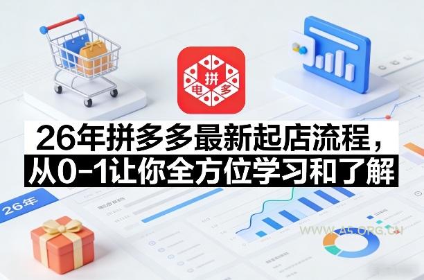 26年拼多多最新起店流程,从0-1让你全方位学习和了解-小红泡