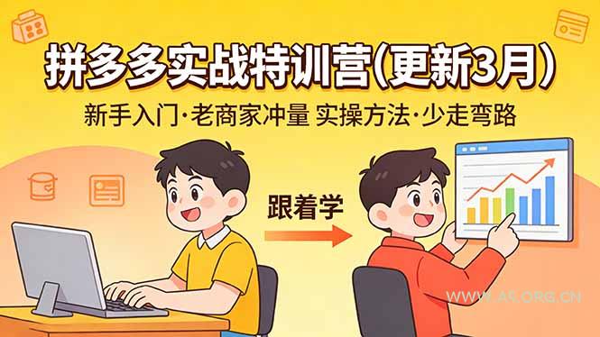 拼多多实战特训营(更新3月-小红泡