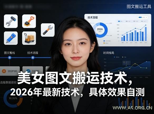 美女图文搬运技术，2026年最新技术，具体效果自测-小红泡