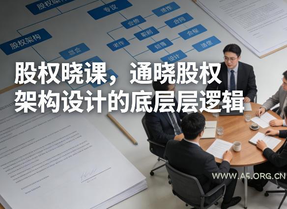 股权晓课，通晓股权架构设计的底层逻辑-小红泡