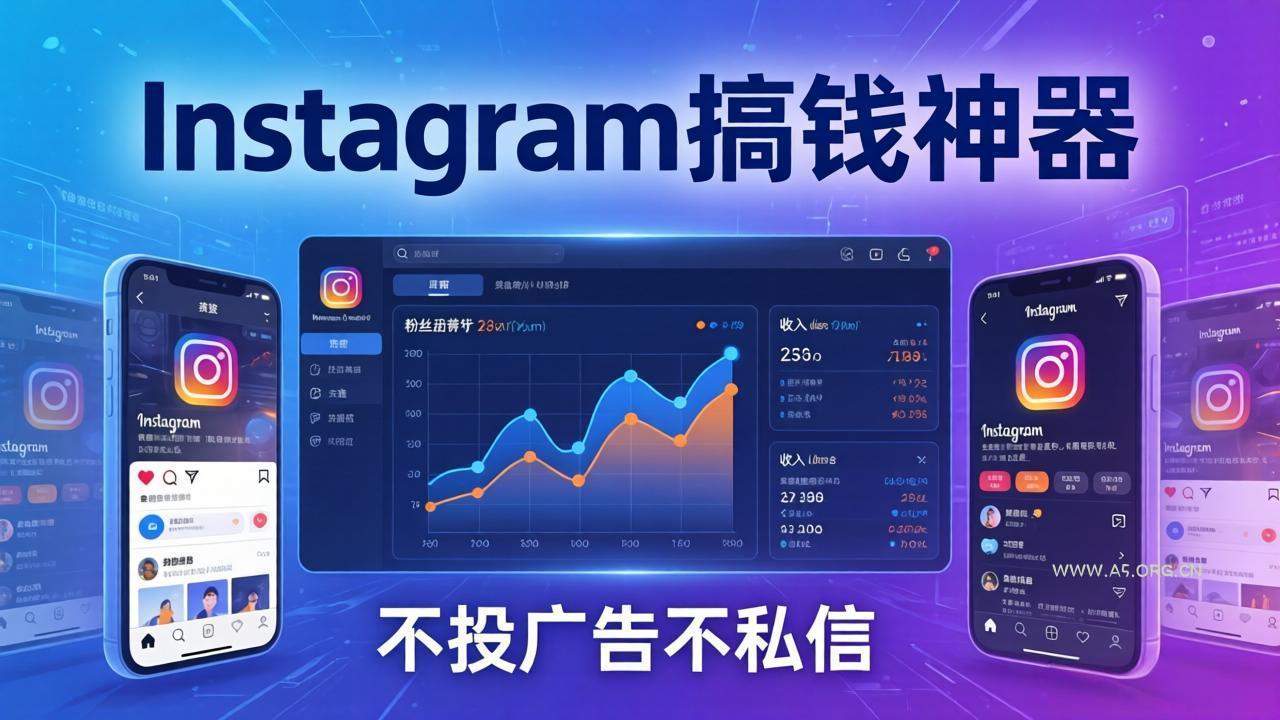 Instagram搞钱神器：月涨6万粉+月入5万刀，不投广告不私信，靠算法+低价产品-小红泡