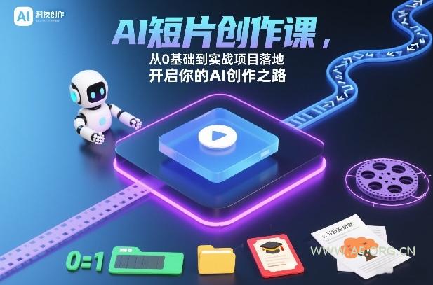 AI短片创作课，从0基础到实战项目落地，开启你的AI创作之路(更新0411)-小红泡