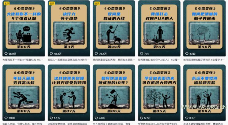 AI心理学赛道视频制作教学,撸抖音精选独家收益,接商单收徒,90W粉丝博主+50W粉丝博主双教程