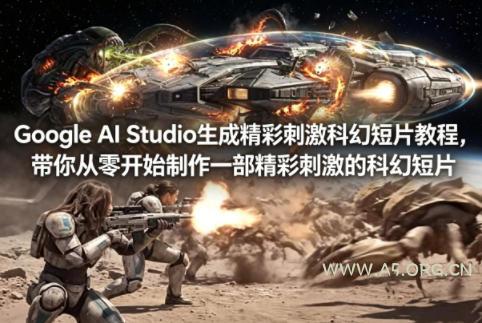 Google AI Studio生成精彩刺激科幻短片教程，带你从零开始制作一部精彩刺激的科幻短片【双语字幕】-小红泡