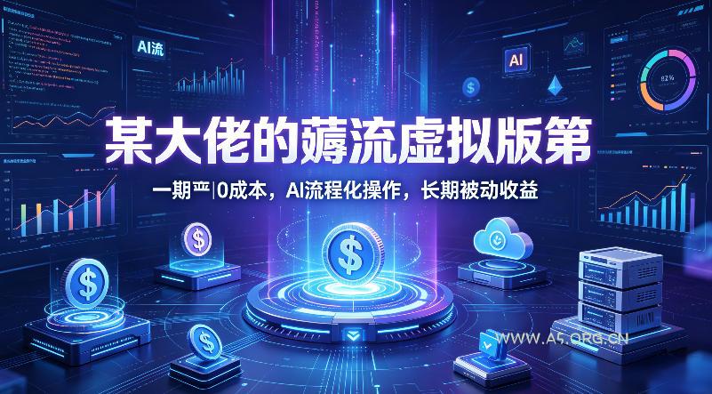 某大佬的薅流虚拟版第一期丨0成本，AI流程化操作，长期被动收益-小红泡