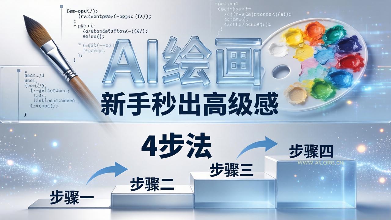 AI绘画入门别再硬磕了！即梦4步法：万能提示词公式+BRTR框架，新手秒出高级感-小红泡
