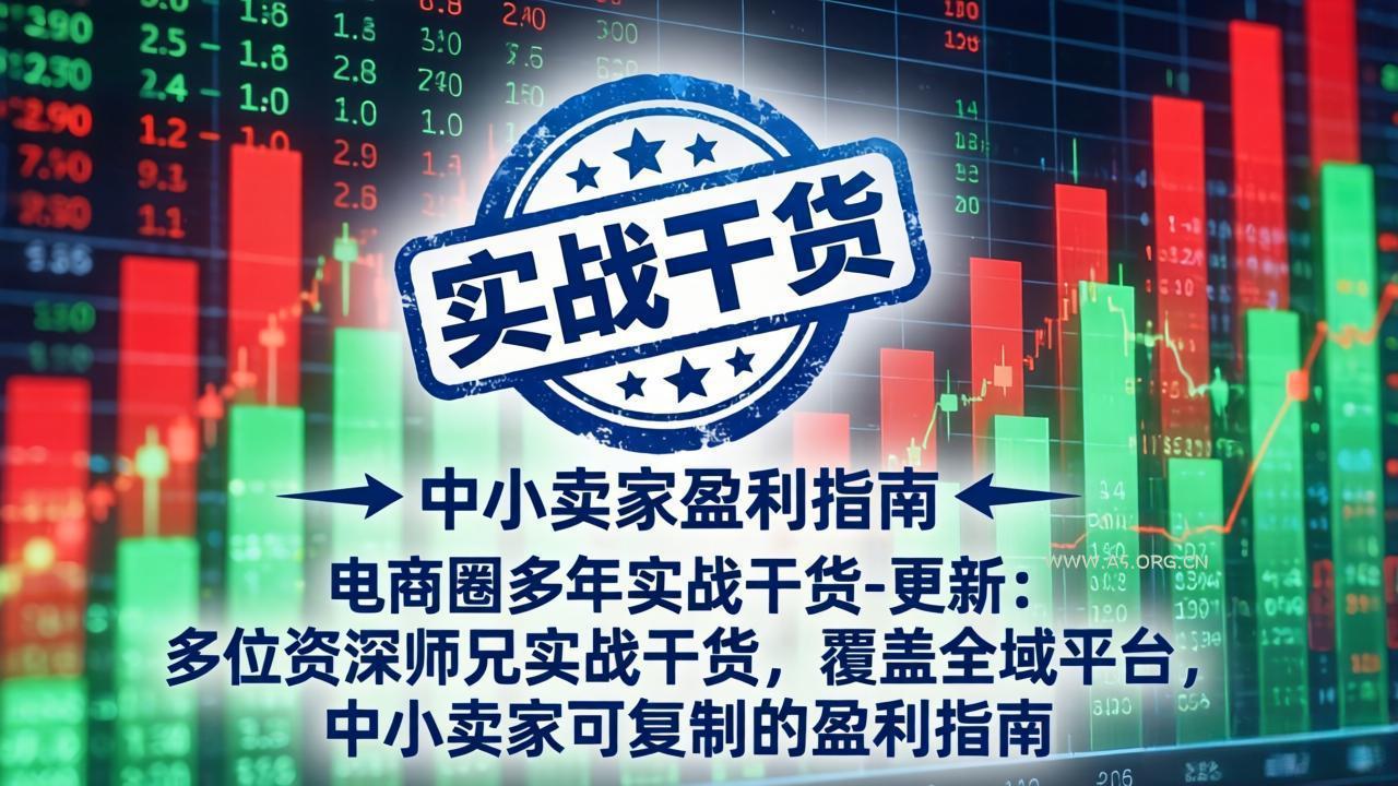 电商圈多年实战干货-更新4月27:多位资深师兄实战干货/覆盖全域平台,中小卖家可复制的盈利指南-小红泡
