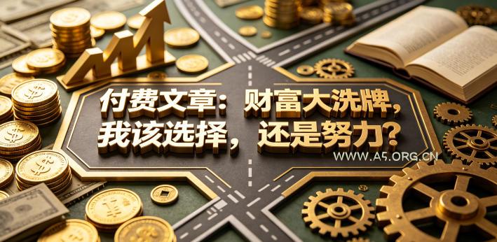 付费文章：财富大洗牌，我该选择，还是努力？-小红泡