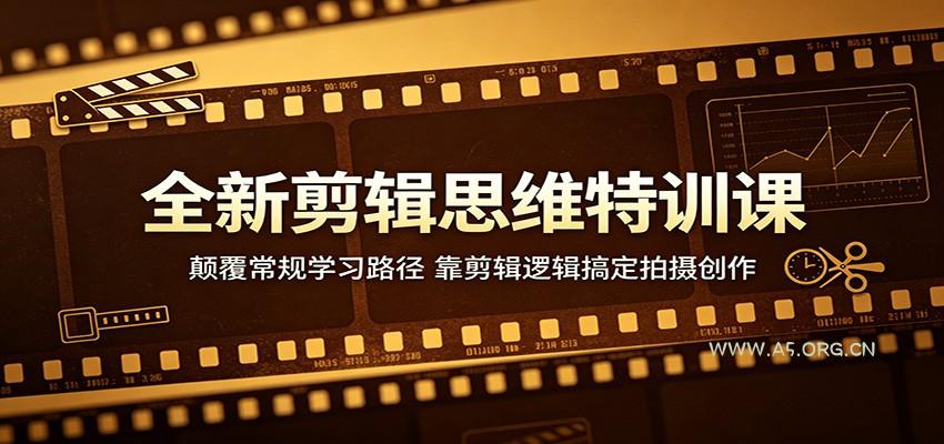 全新剪辑思维特训课：颠覆常规学习路径，靠剪辑逻辑搞定拍摄创作-小红泡