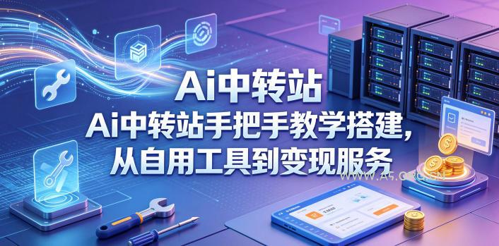 Ai中转站手把手教学搭建，从自用工具到变现服务-小红泡