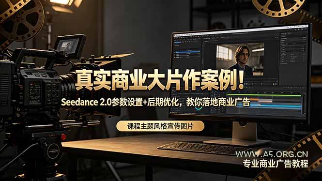 真实商业大片作案例！Seedance 2.0参数设置+后期优化，教你落地商业广告-小红泡