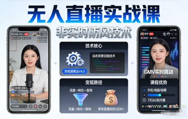 宝子哥无人直播实战课，非实时防风技术，聚焦抖音快手等平台直播带货，轻松开启直播变现之路(更新2026年5月17日)-小红泡