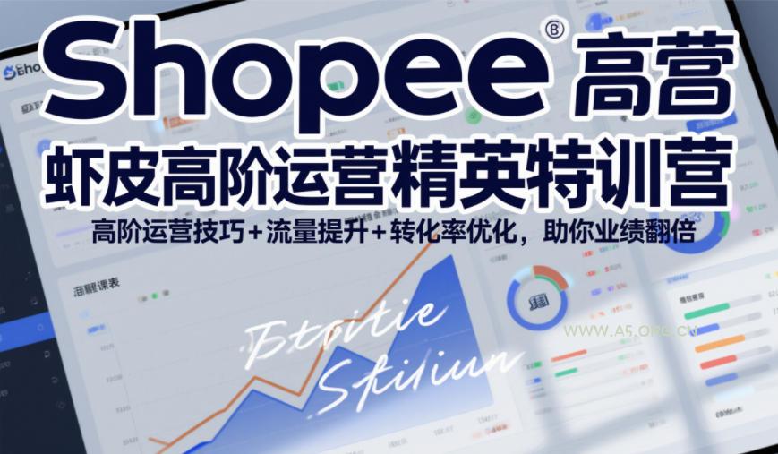 Shopee虾皮高阶运营精英特训营,高阶运营技巧+流量提升+转化率优化,助你业绩翻倍(更新26年5月)-小红泡